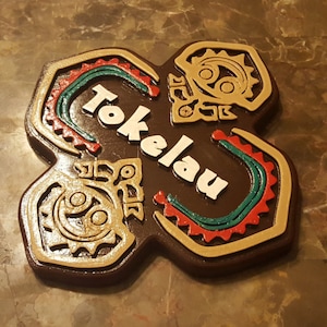 Polynesian Themed Tokelau Longhouse Sign / Plaque - Disney Inspired Prop Replica