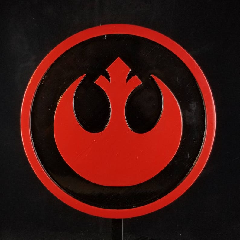 Rebel Alliance Symbol Logo Inspired Sign / Plaque Replica | Etsy