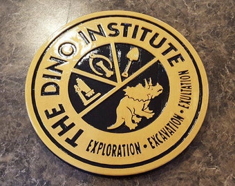 DINOSAUR Dinoland U.S.A. Dino Institute Inspired Logo Animal Kingdom Sign Replica (Disney Theme Park Inspired Replica)