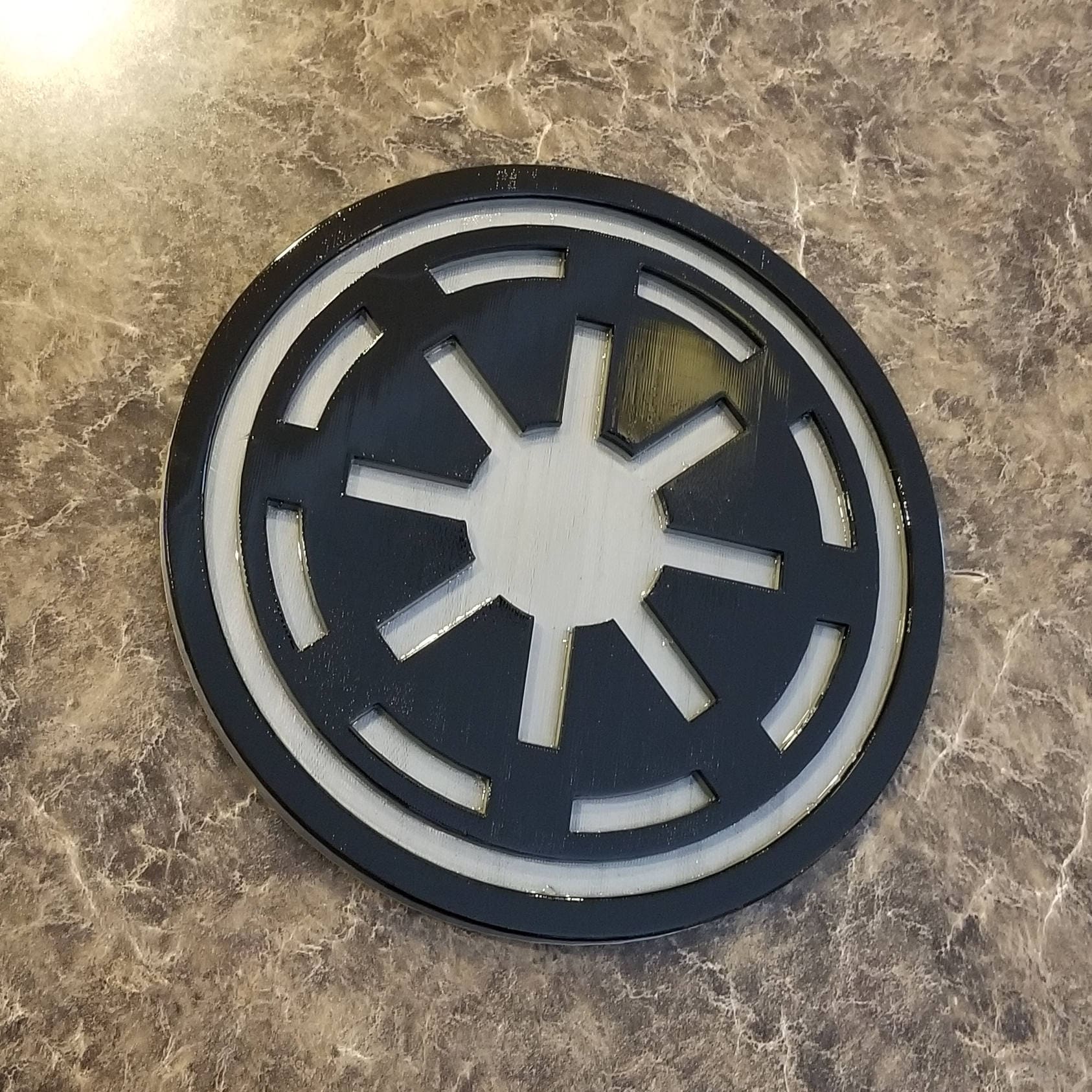 SW Galactic Republic Symbol Logo Sign / Plaque Inspired Etsy España