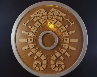 Accesorio/Réplica inspirado en Zelda Breath of the Wild: Placa/Letrero/Decoración de pared con escudo