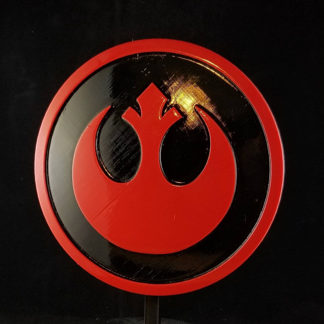 Rebel Alliance Symbol Logo Inspired Sign / Plaque Replica - Dual Color - Etsy