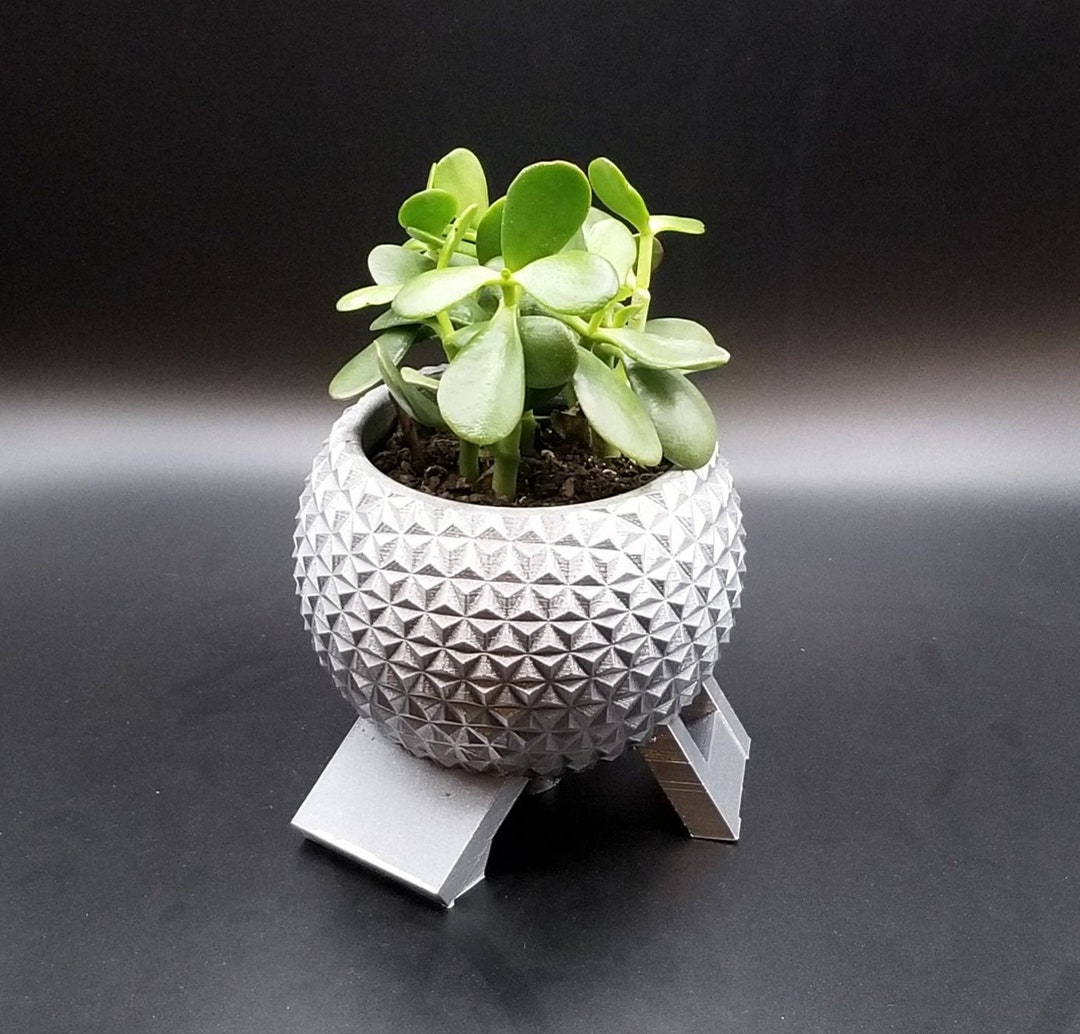 EPCOT Spaceship Earth Planter ( Disney World Inspired Geometric Planter ...