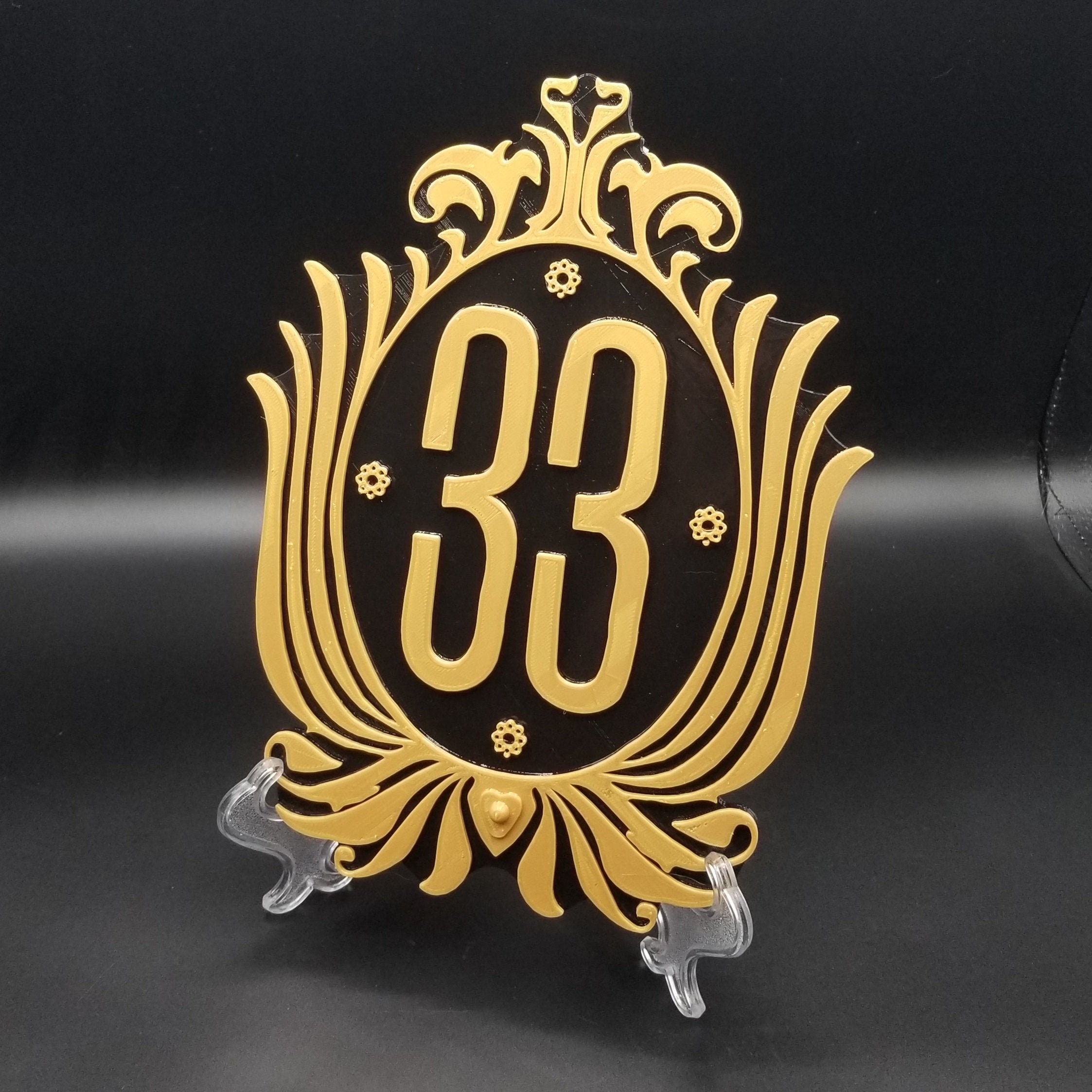 Disney Club 33 Inspired Plaque / Sign (disney Park Prop Inspired