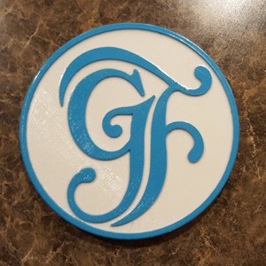 Grand Floridian Inspirierte Plakette / Schild - Dual Weiß / Türkis Farbe