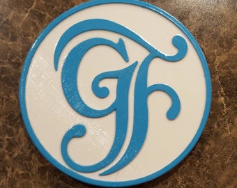 Grand Floridian Inspired Plaque / Sign - Dual White / Teal Color