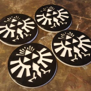 Glow in the Dark Legend of Zelda Skyward Sword Gate of Time Inspired Coaster