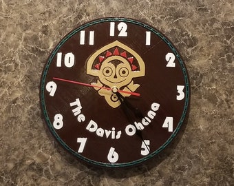 Disney Polynesian Tiki Resort Inspired Wall Clock (Disney Prop Inspired Replica)