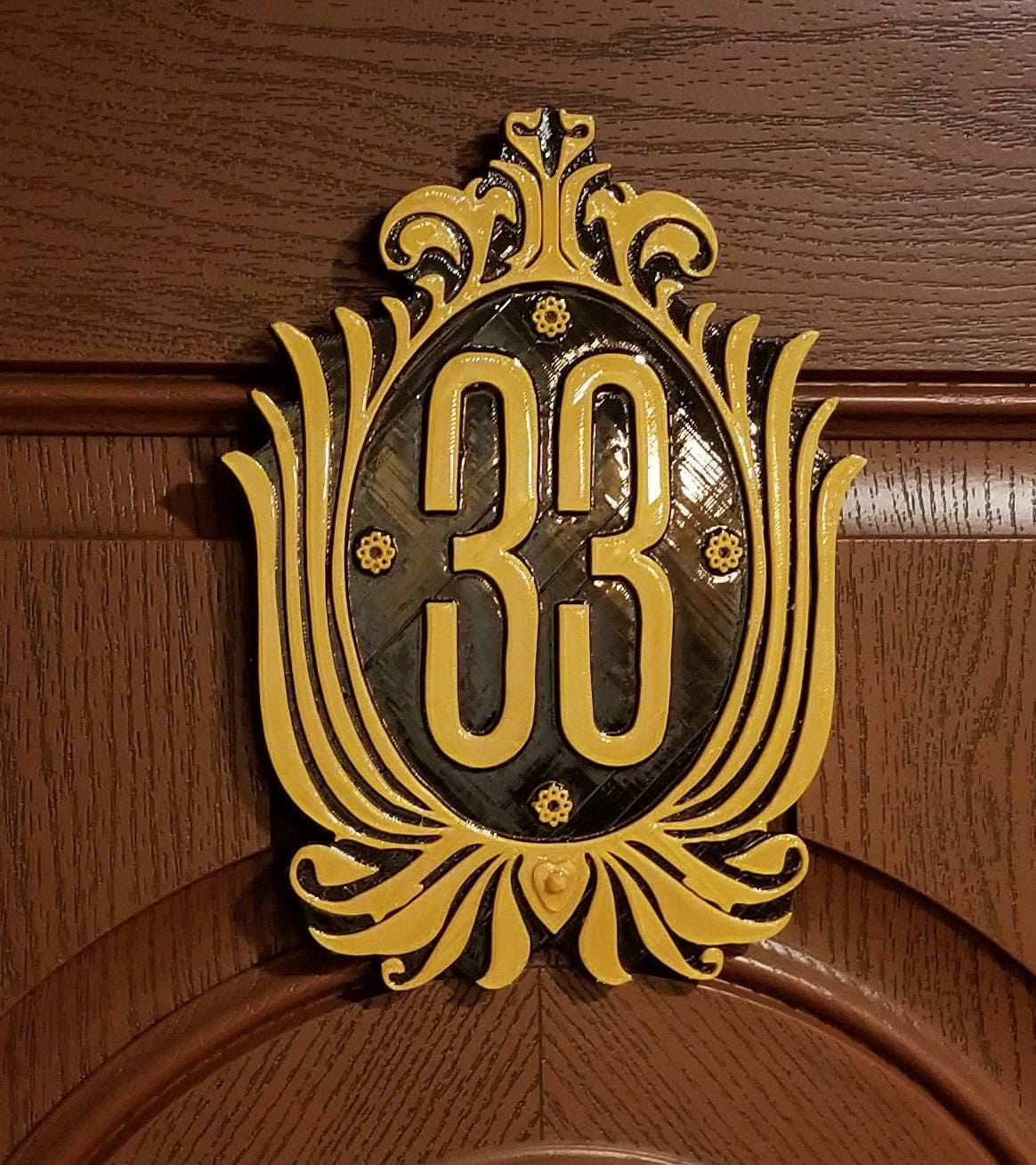 Disney Club 33 Sign Inspired Replica Plaque - Modern and Original