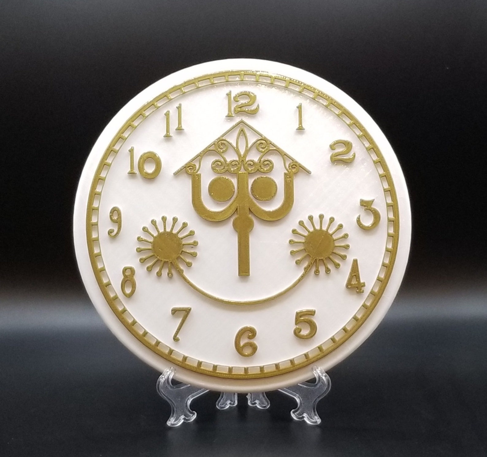 It's a Small World Clock Face Inspired Sign / Plaque Etsy