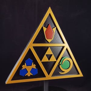 Zelda Ocarina Of Time Inspired Prop / Replica - Spiritual Stones Plaque / Sign / Wall Decor&#39;