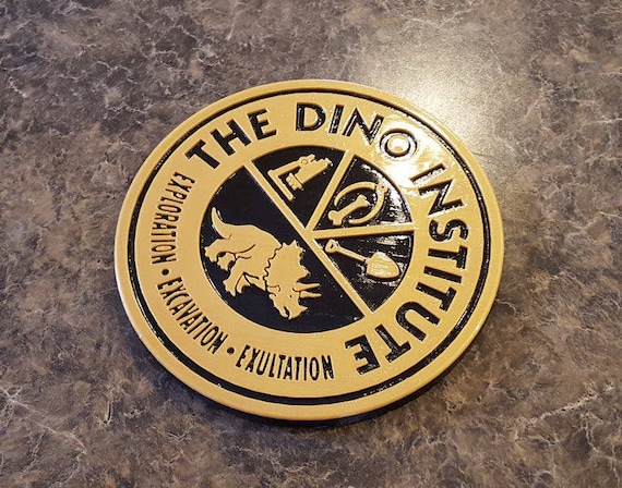 DINOSAUR Dinoland U.S.A Dino Institute Inspired Logo Animal Kingdom Sign