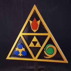 Zelda Ocarina Of Time Inspired Prop / Replica - Spiritual Stones Plaque / Sign / Wall Decor&#39;