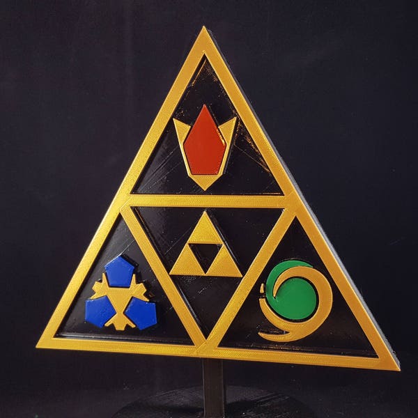 Zelda Ocarina Of Time Inspired Prop / Replica - Spiritual Stones Plaque / Sign / Wall Decor'