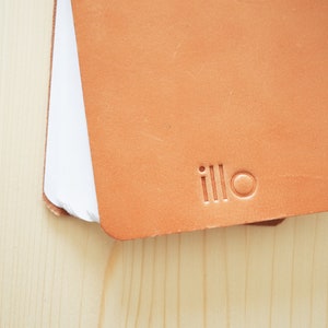 Refillable Reporter Notebook in Russet > Wickett & Craig Leather ...