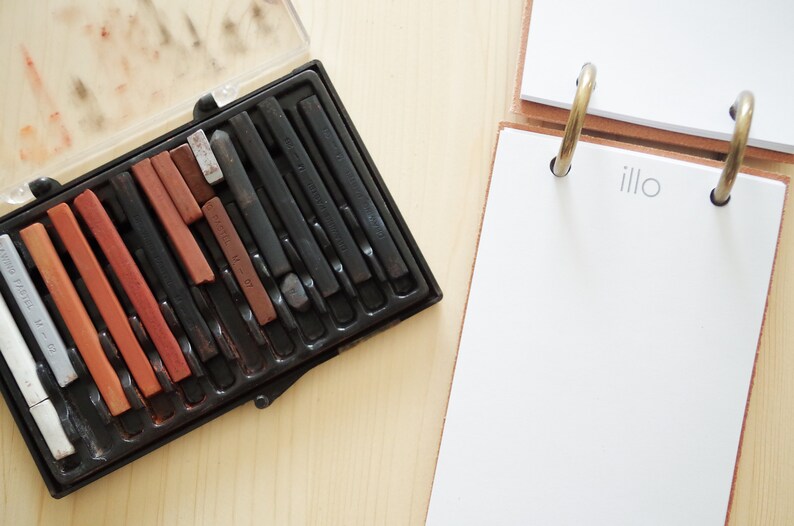 Refillable Reporter Notebook in Russet Wickett & Craig | Etsy