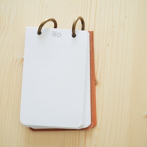 Refillable Reporter Notebook in Russet > Wickett & Craig Leather ...