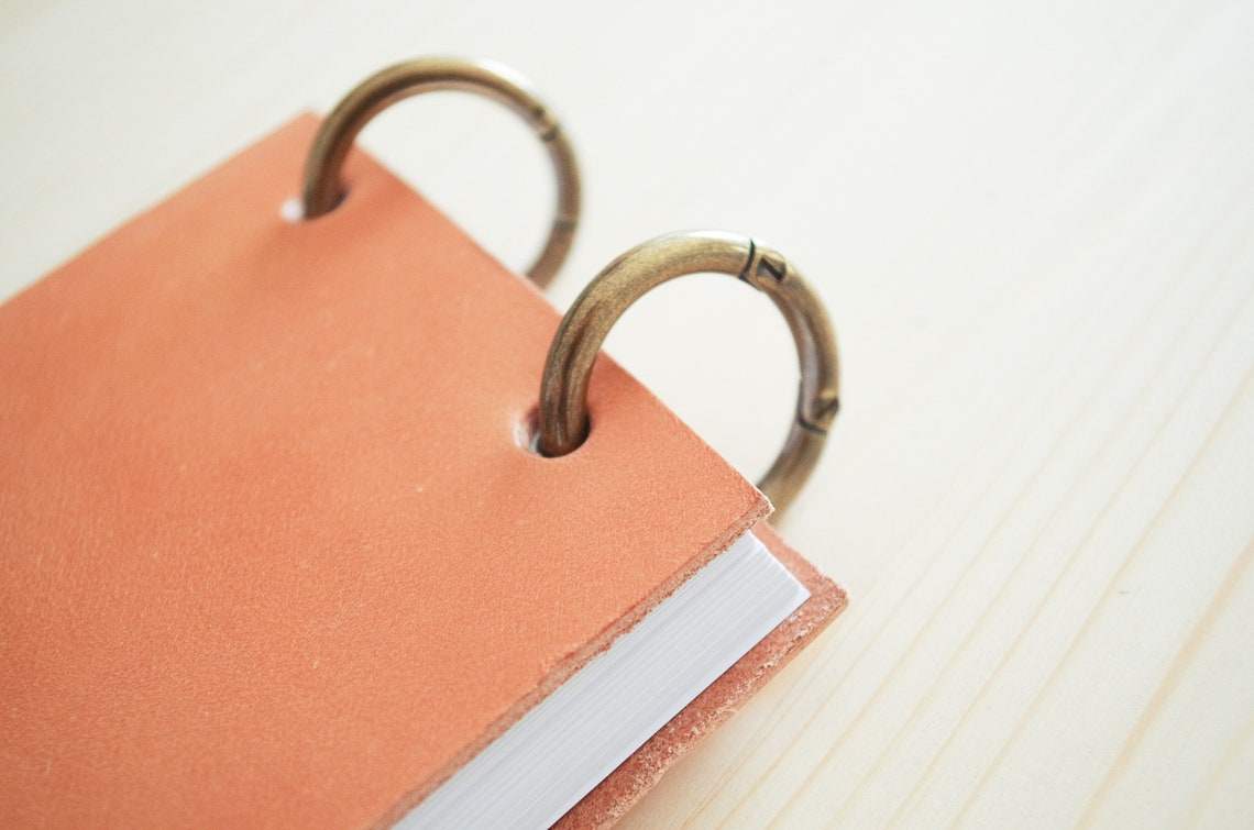 Refillable Reporter Notebook in Russet Wickett & Craig | Etsy