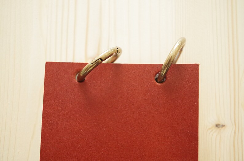 Refillable Reporter Notebook in Brown Wickett & Craig - Etsy