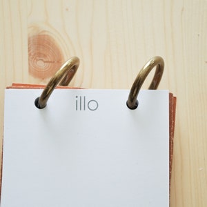 Refillable Reporter Notebook in Russet > Wickett & Craig Leather ...