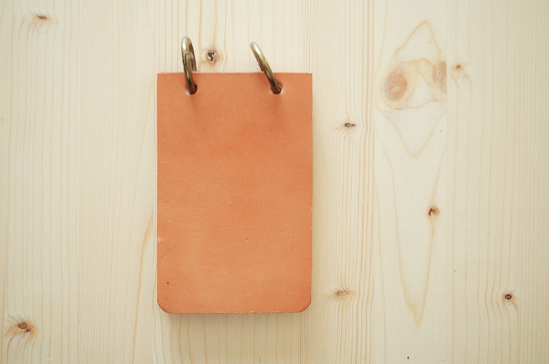 Refillable Reporter Notebook in Russet Wickett & Craig | Etsy