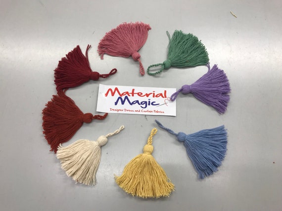 10 Small 3.5cm 2cm long loop craft tassels Mini decorative Key cushion tassel