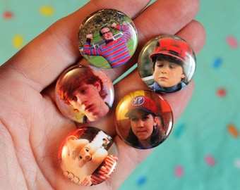 The Adventures of Pete & Pete - pack of 5 one inch pins