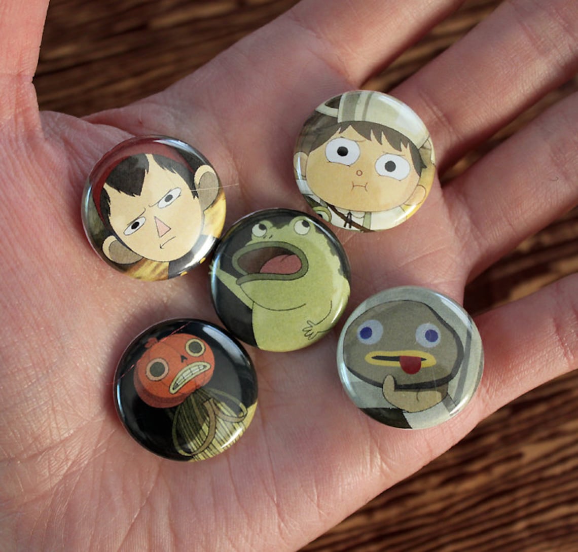 Over The Garden Wall Pack Of 5 One Inch Pins Etsy 