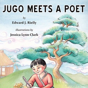 Children&#39;s Book -Jugo Meets a Poet / picture book /storybook /poems/ haiku/ kids book/ inspiration/ writing poems/ watercolor paintings /boy
