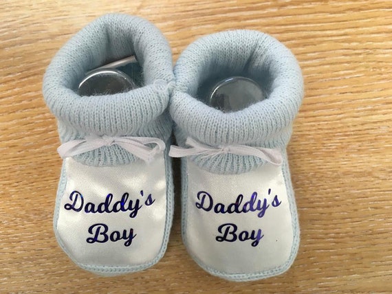 Personalised Baby Booties Etsy UK