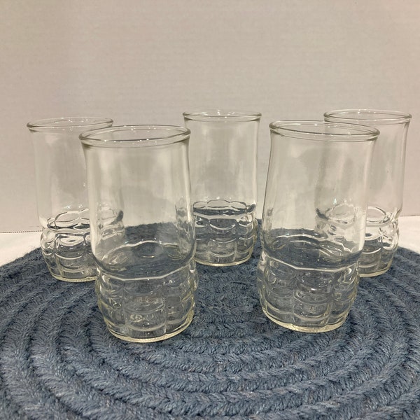 Vintage Hazel-Atlas Jelly Jar Glasses