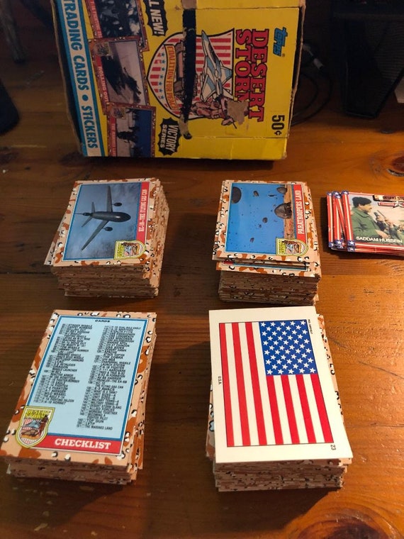 Vintage Trading Cards - Desert Storm - 100's of Victory Series With 11 1st  Series Rare / Collectible - in New / Mint Condition! - Etsy