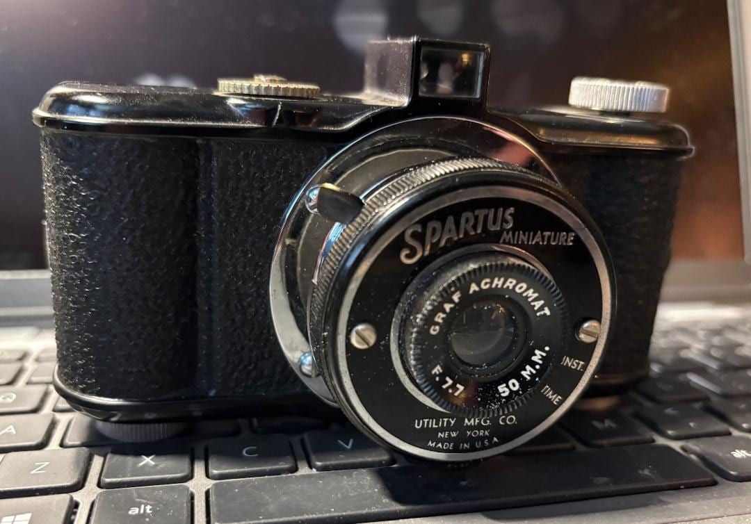 Mini Fotocamera Vintage Scala 1:4 – Modellino In Miniatura – Ornamento Decorativo Per Fotografi