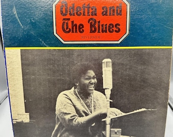 1962 Odetta and the Blues Vinyl Album - Riverside Records – RLP 417