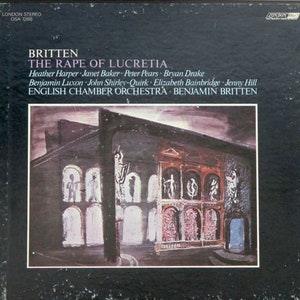 Opera on Vinyl - 2LP Box Set - London Stereo OSA 1288 - Britten, 'The Rape of Lucretia' - 1971 - In Near Mint Condition!