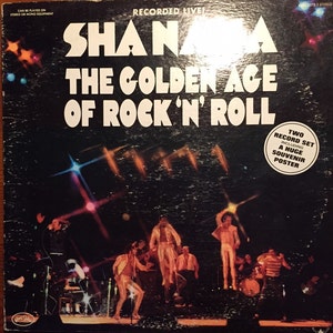 Shanana - DOUBLE Vinyl Recorded LIVE - &#39;The Golden Age Of Rock n Roll&#39; - 1973 - In Very Good Condition!