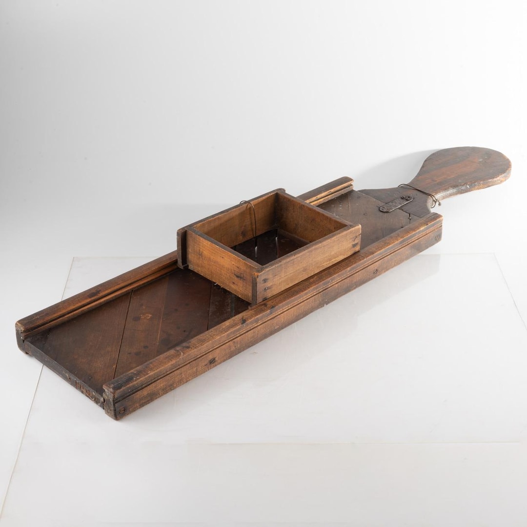 Stone Cutter. Shop Rustic Rustic / Farmhouse Decor - 19th Century Oak Kraut Cutter - Approx 50 ...