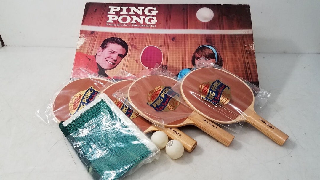 Vintage Tabletop Games 1960's Parker Brothers Ping Pong Etsy