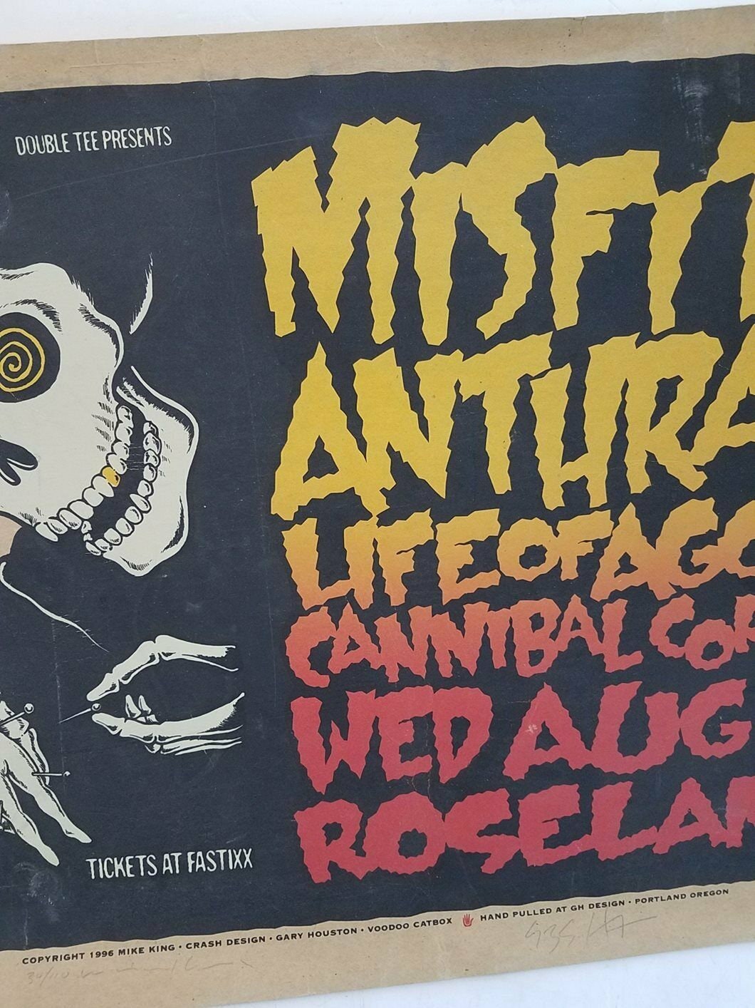Vintage Concert Poster - Ltd. Ed. Hand Pulled Silk Screen by Mike