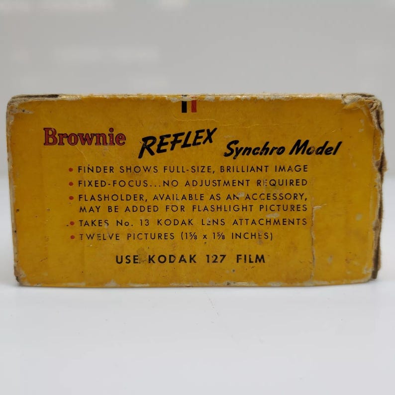 Vintage Brownie Reflex Synchro Model Film Camera Etsy
