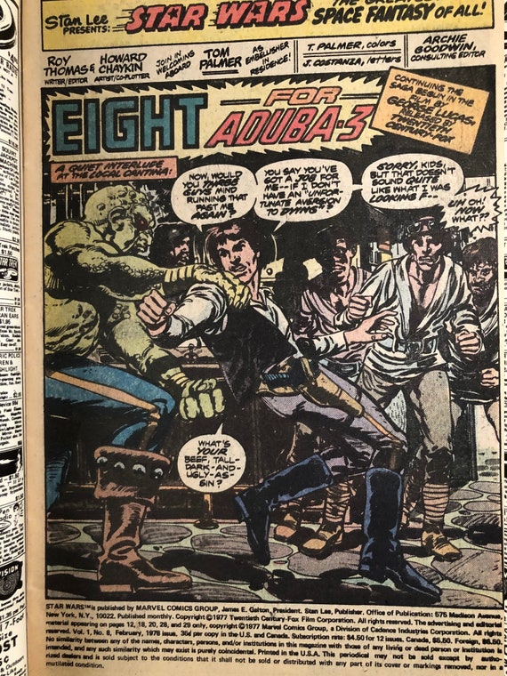 Vintage Movie Comics - Marvel Comics Group 'STAR WARS' - Vol