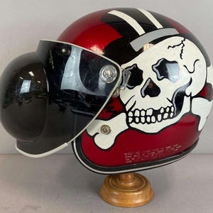 70s Motorcycle Helmet - Etsy