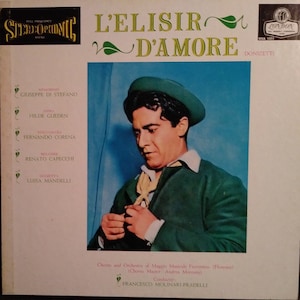 Opera on Vinyl - 3 LP Box Set - Donzetti, &#39;L&#39;Elisir D&#39;Amore&#39; - London ffss - In Near Mint Condition!