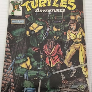 Teenage Mutant Ninja Turtles - &quot;Heroes in a Half Shell!&quot; - Part 1 of 3 - Archie Comics - DIRECT Edition - Aug 1988 - in VG Condition!