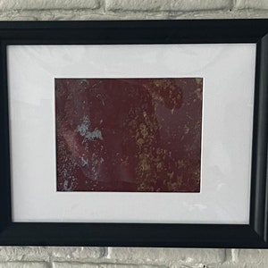 A New Original Piece - Framed 11 x 14 Canvas - Modern Abstract - VERY Cool!