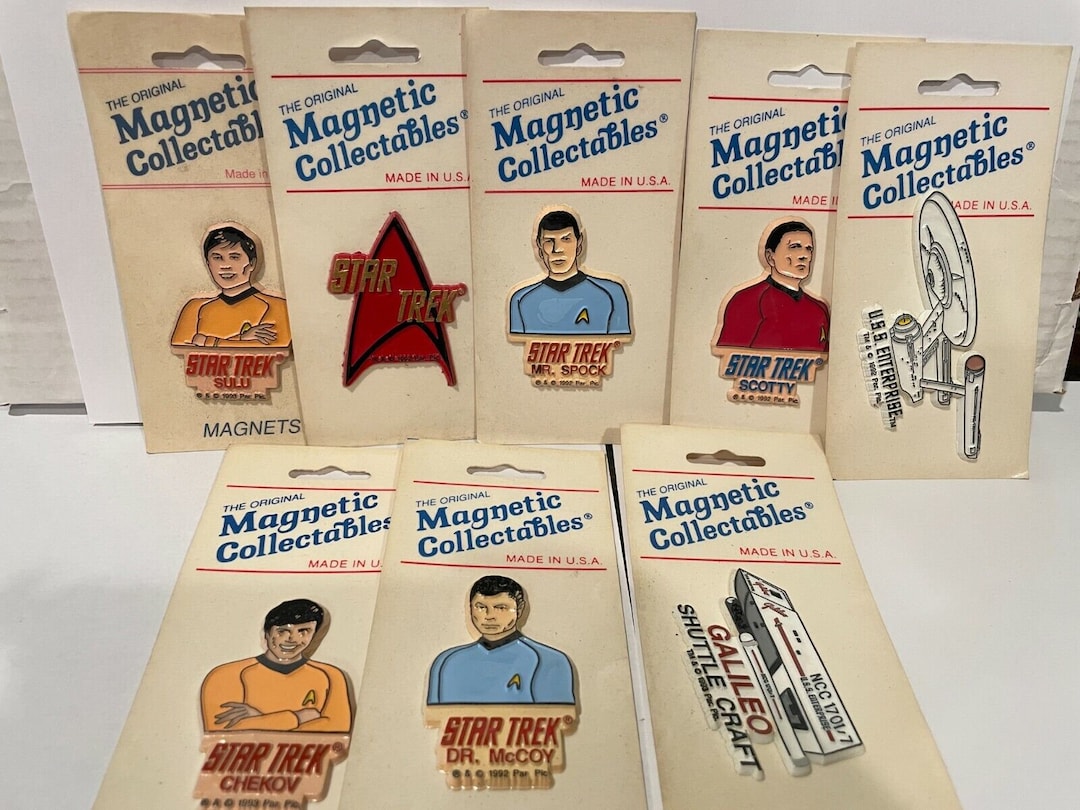 Star Trek Complete Set of 8 Collectables in / on Etsy