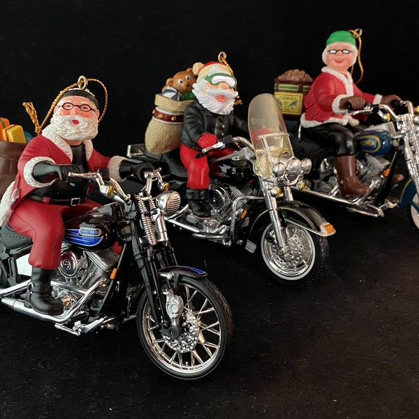 Harley Davidson Ornament Set Etsy