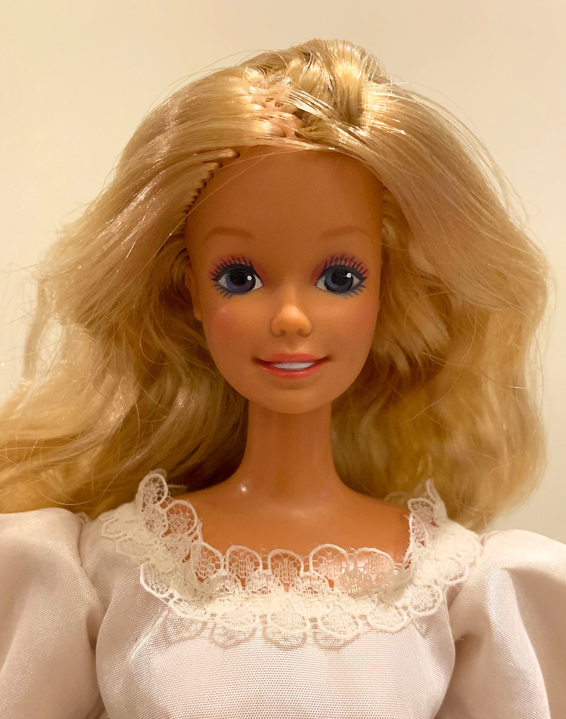 Vintage 1966 Mattel Barbie Doll Blonde Blue Eyes Restyled Etsy 