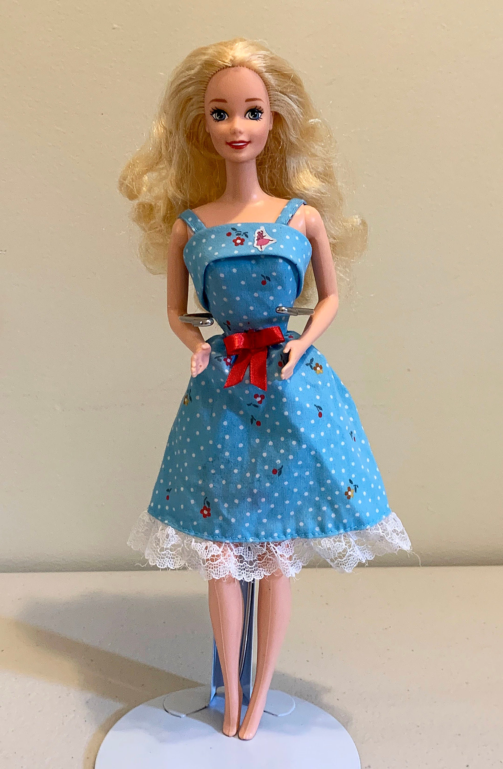 Vintage Mattel 1975 Barbie Doll Blonde w Blue Eyes Restyled | Etsy