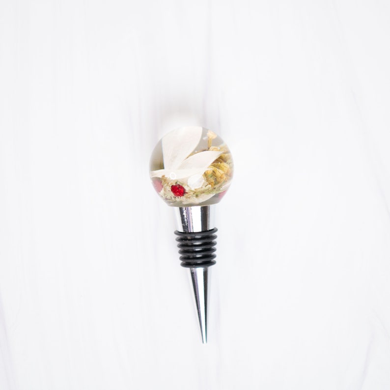 Handmade Resin Wine Bottle Stopper - Thumbnail 2